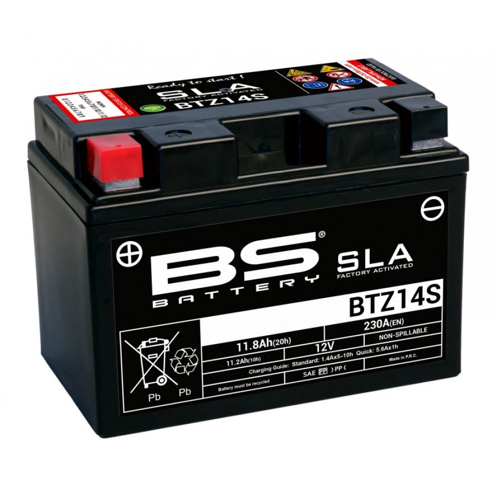 BS-BATTERY Аккумулятор BTZ14S (FA) (YTZ14S)