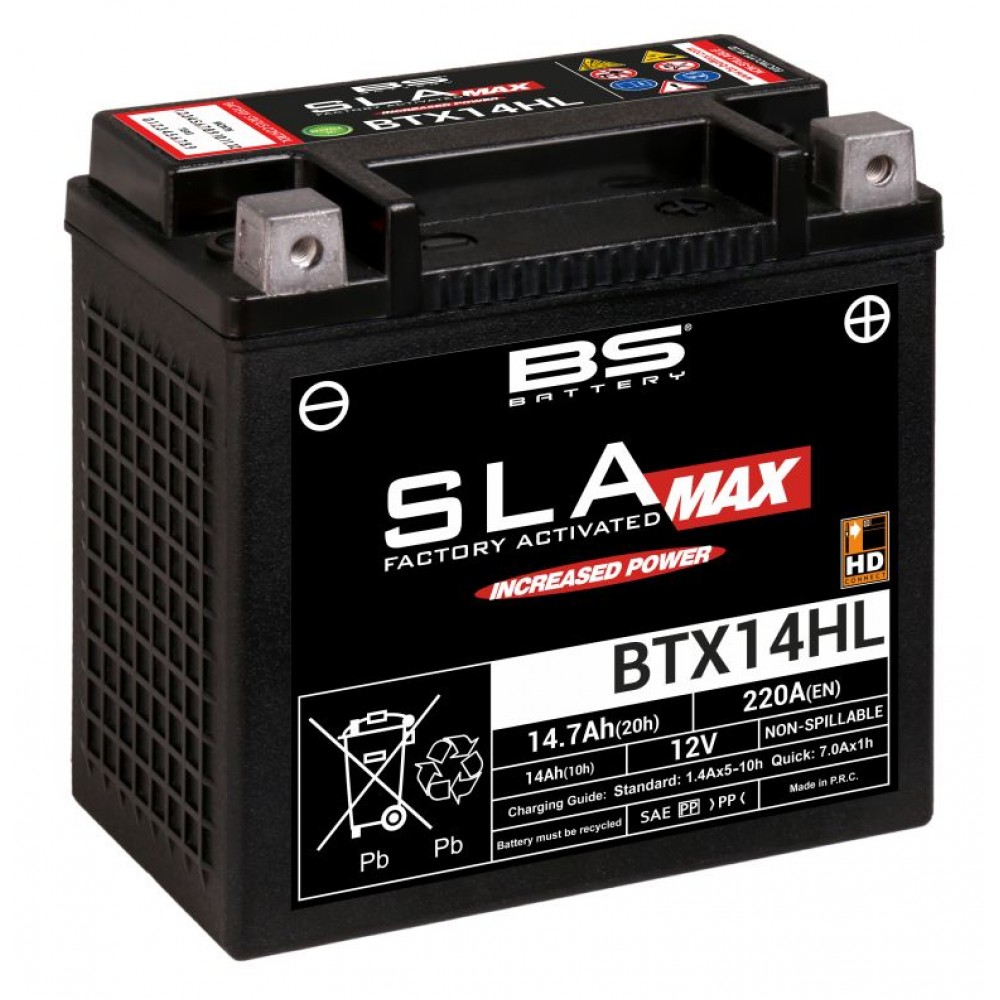BS-BATTERY Аккумулятор BTX14HL (FA) (YTX14HL)