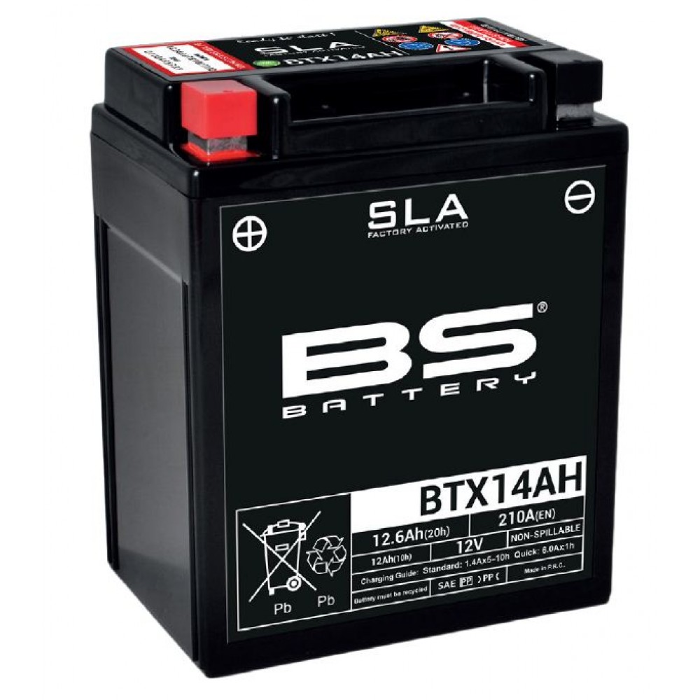 BS-BATTERY Аккумулятор BTX14AH (FA) (YTX14AH-BS)