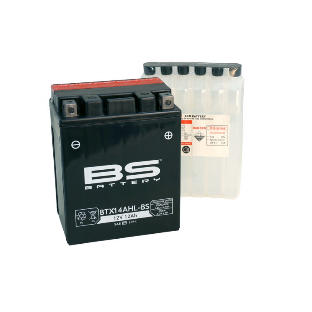 BS-BATTERY Аккумулятор BTX14AHL-BS (YTX14AHL-BS)